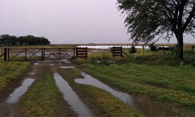 Impacto en la zona núcleo de 48 horas de lluvias
