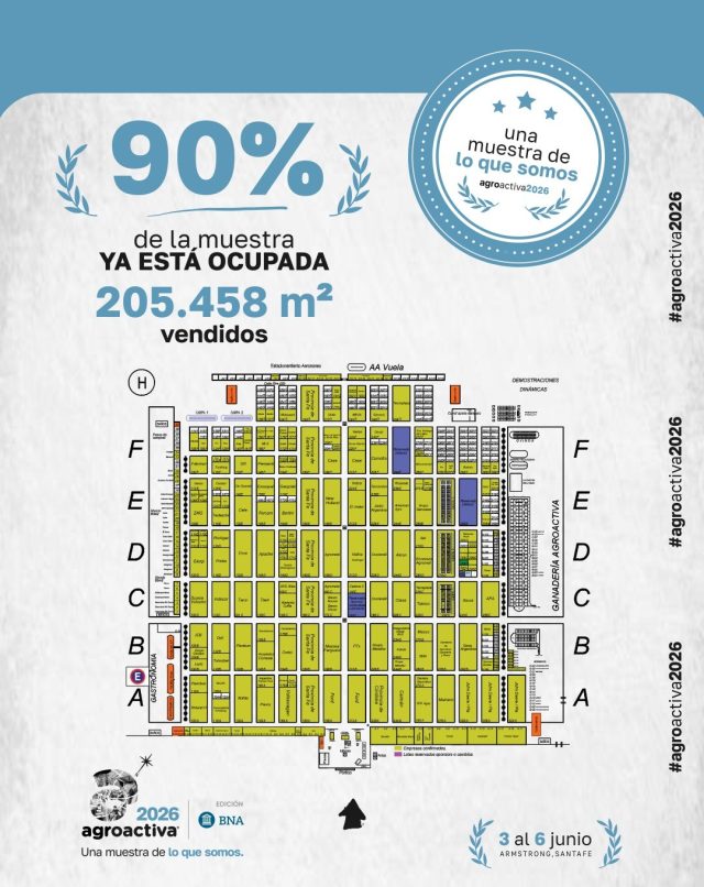 thumbnail_Plano AA2026 Agroactiva 2026 alcanza el 90% de su superficie vendida a más de siete meses del evento